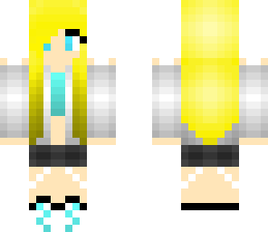 summer blonde girl