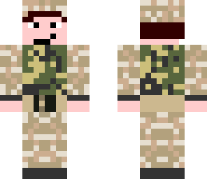 camo solider