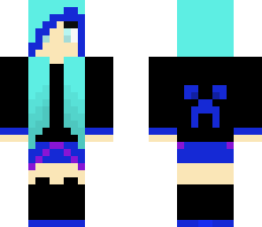 black hoodie girl
