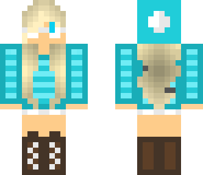 blue nerdy girl