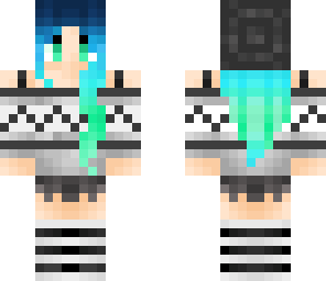winter scene girl