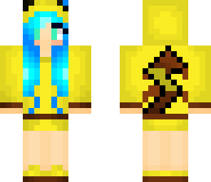 edited pika girl