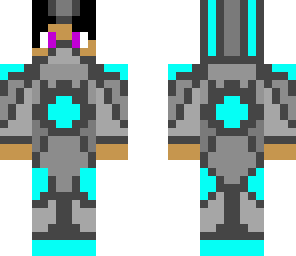 blue cyborg