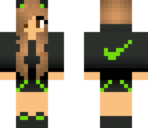 green nike girl