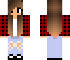 flannel skater girl