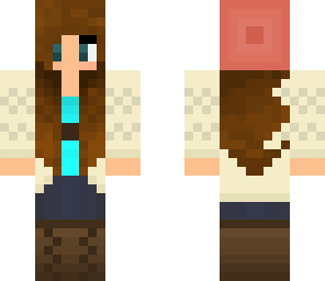 cute blue fall girl