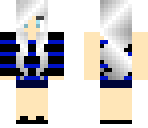 silver hair girl