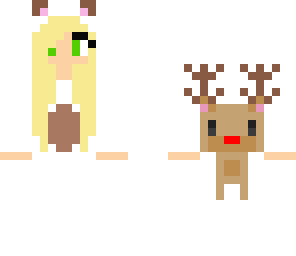 fixed raindeer girl
