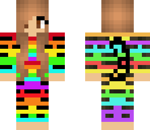 rainbow tiger girl