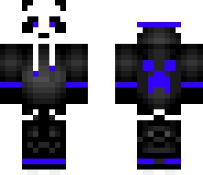blue panda