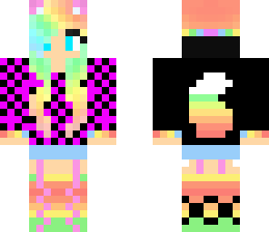 rainbow fox girl