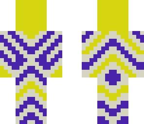 the angle of purple and yellow