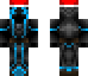 mage wearing santa hat
