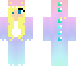 blonde dino girl