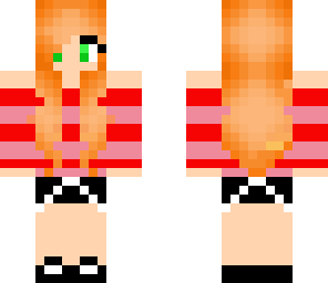 winter amber girl -red-