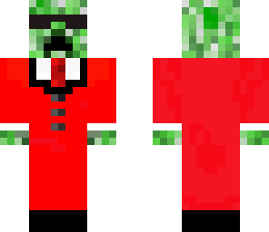 christmas creeper in a suit