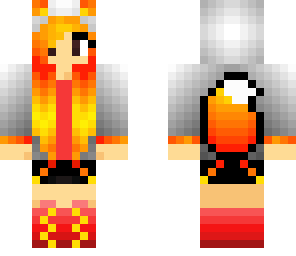 fire wolf girl