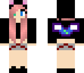 punk girl pink hair