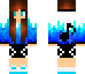 blue music girl