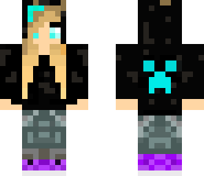 creeper hoodie girl