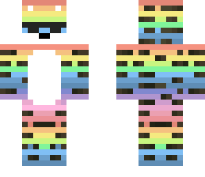 badass rainbow tiger
