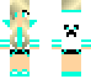 cute blue girl