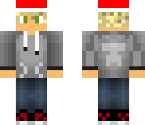 santa hat blonde teen
