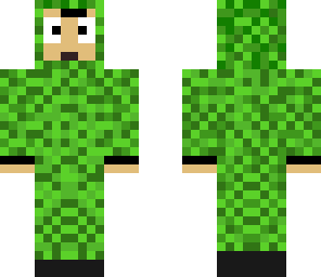 creeper onesie off