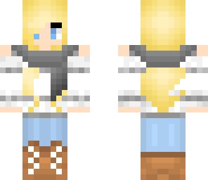 blonde winter girl