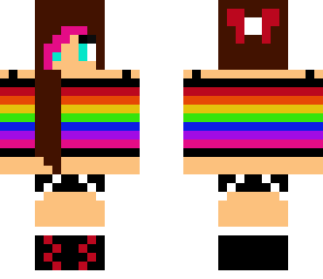 updated girl with longer hair rainbow