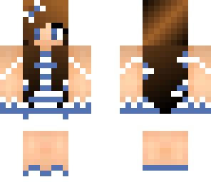 blue and white