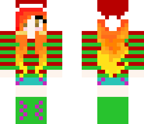 fire christmas girl v2