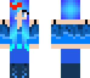 blue girl