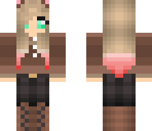 striped bear girl