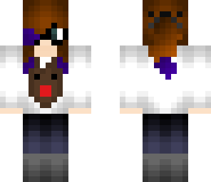 christmas skin with glasses