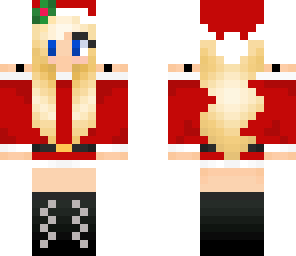 cute girl with holly bow