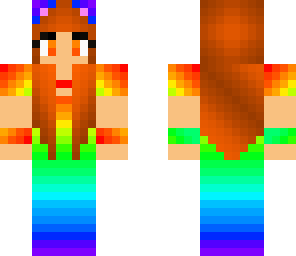rainbow prom dress