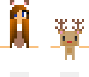 christmas reindeer girl