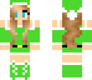 green elf girl