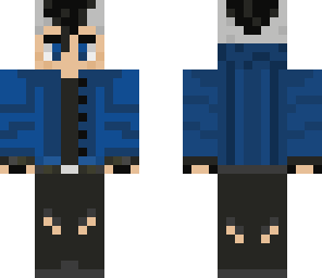 blu eye mohawk guy