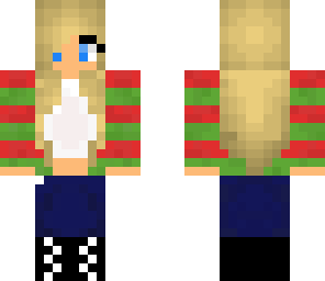 blonde christmas girl