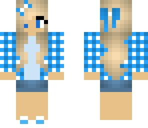 new blue girl