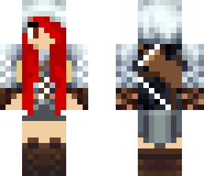 red girl soldier