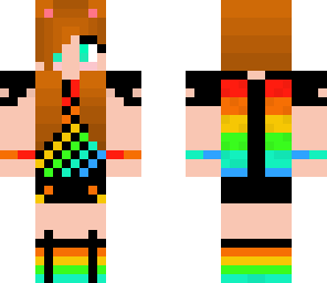 rainbow kitten