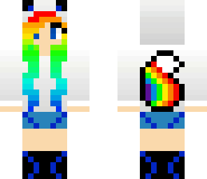 rainbow girl