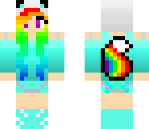rainbow pandicorn girl xd