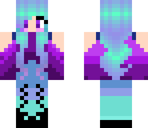 blue and purpel