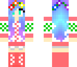 christmas flower crown girl