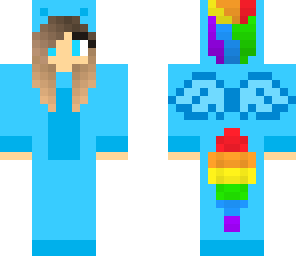 rainbow dash onzie girl