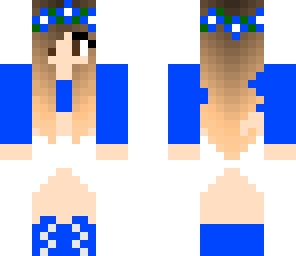 blue girl